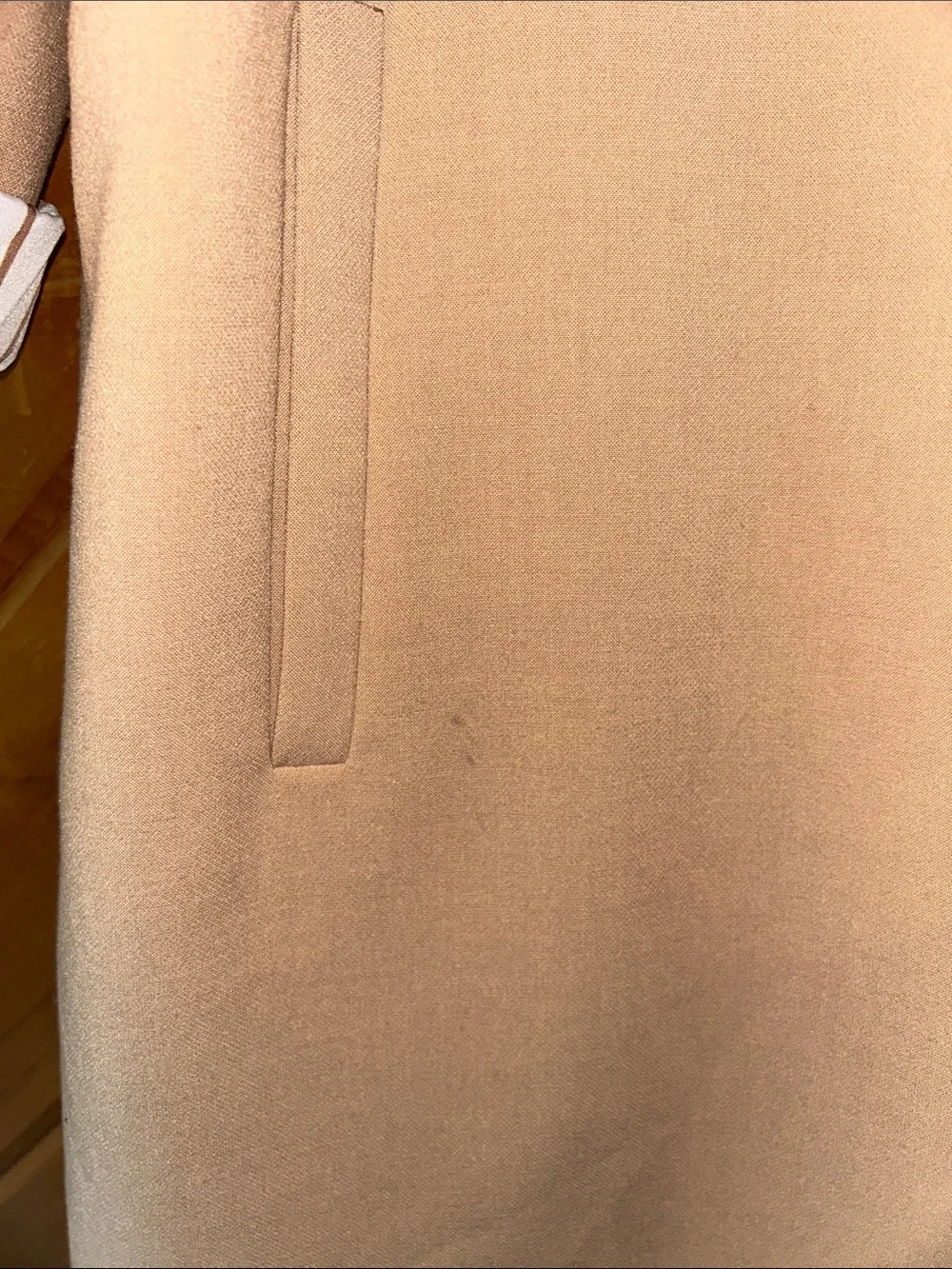 Cupcakes & Cashmere Haarlem Trench Blazer Coat in Caramel - Picture 3 of 6